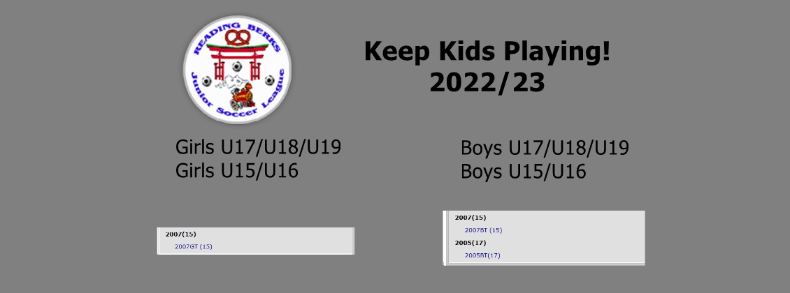 RBJSL U16/U19 2022/23